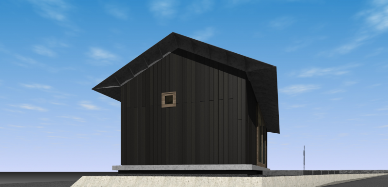 木造ユニット工法によるミニマムハウス