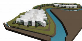 汐の宮病院計画（コンテナ建築）