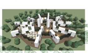 複合商業施設（コンテナ建築）