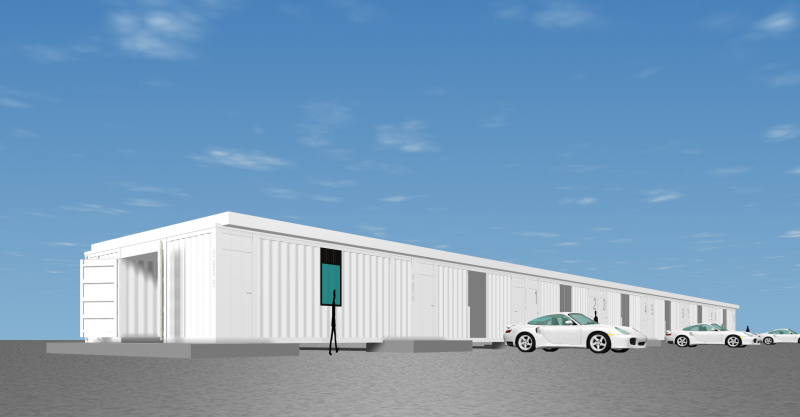 ホテルラスイート管理棟（コンテナ建築）