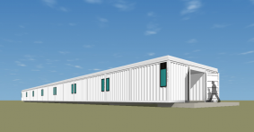 ホテルラスイート管理棟（コンテナ建築）