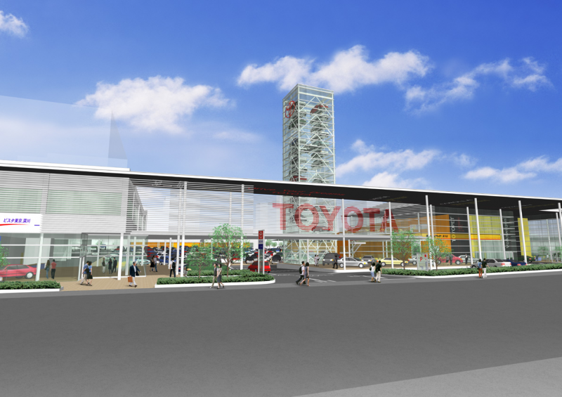 トヨタ複合販売店舗計画