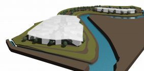 汐の宮病院計画（コンテナ建築）