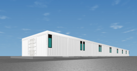 ホテルラスイート管理棟（コンテナ建築）