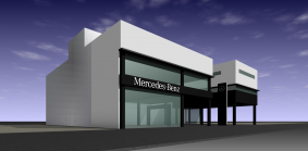 メルセデスベンツ森ノ宮店改修計画