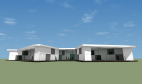 複合商業施設（コンテナ建築）