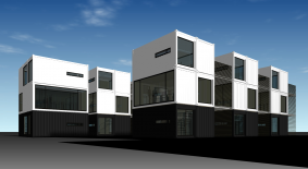 タウンハウス（コンテナ建築）