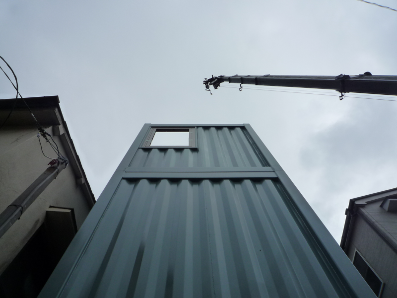 三階建て住宅（コンテナ建築）
