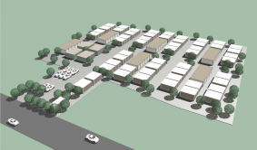 作業員宿舎計画（コンテナ建築）