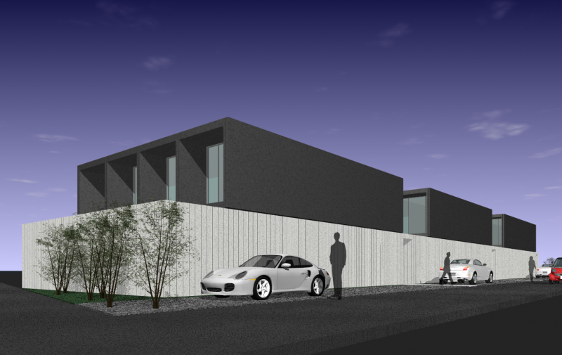 メゾネットアパート（コンテナ建築）