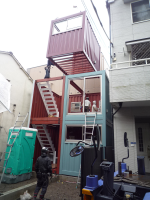 三階建て住宅（コンテナ建築）