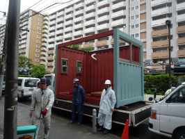 三階建て住宅（コンテナ建築）